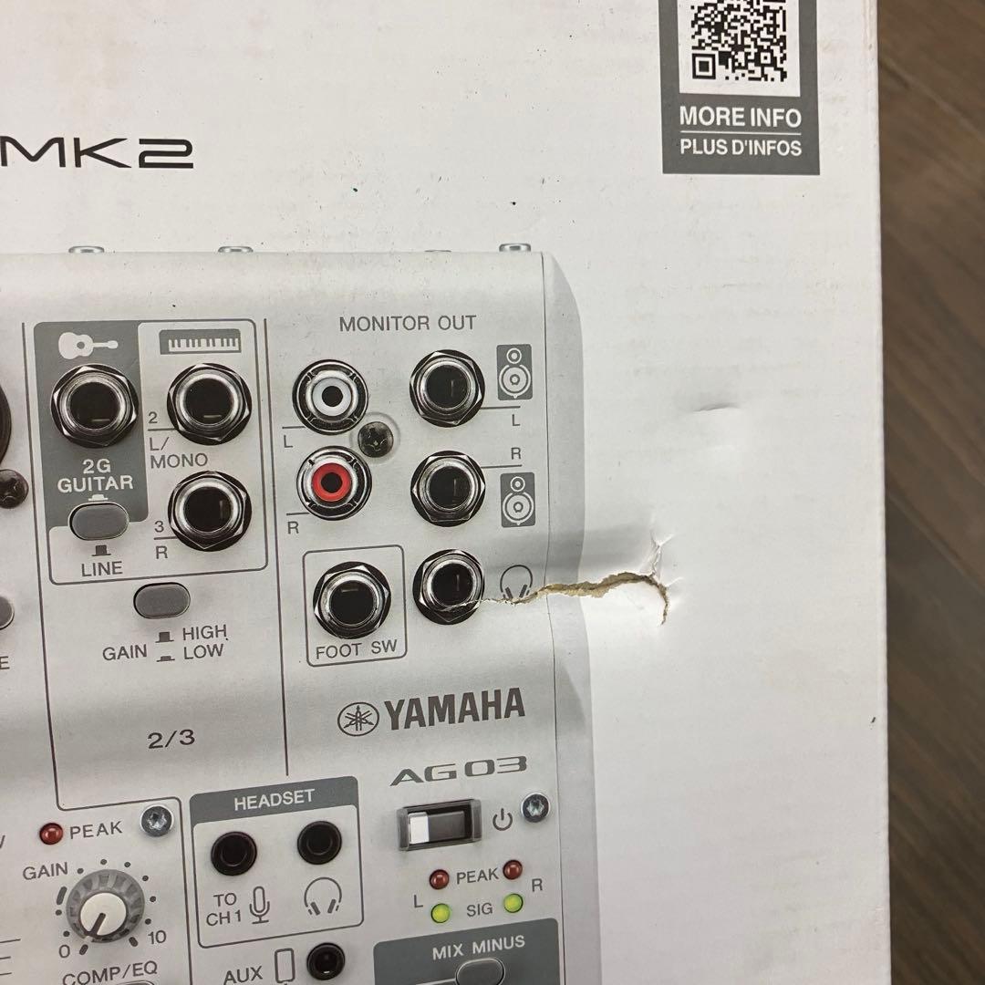 YAMAHA AG03 MK2 ミキサー 【6482258b】