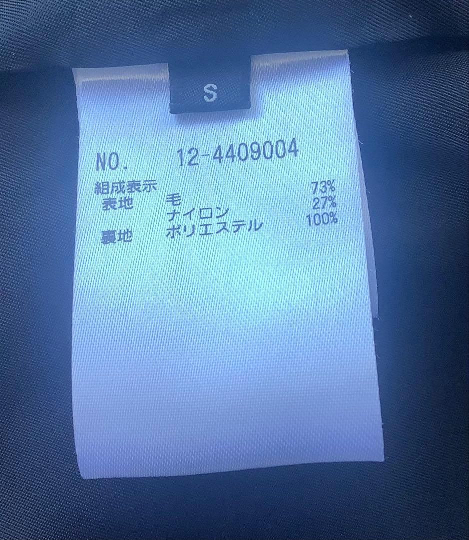 美品　PLST マンテココート　ネイビー　Sサイズ