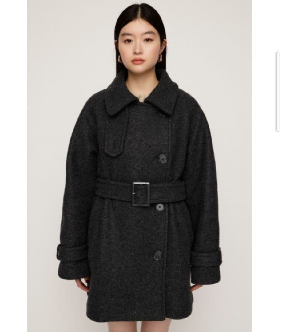 スタンドネック ミディコート - SLY