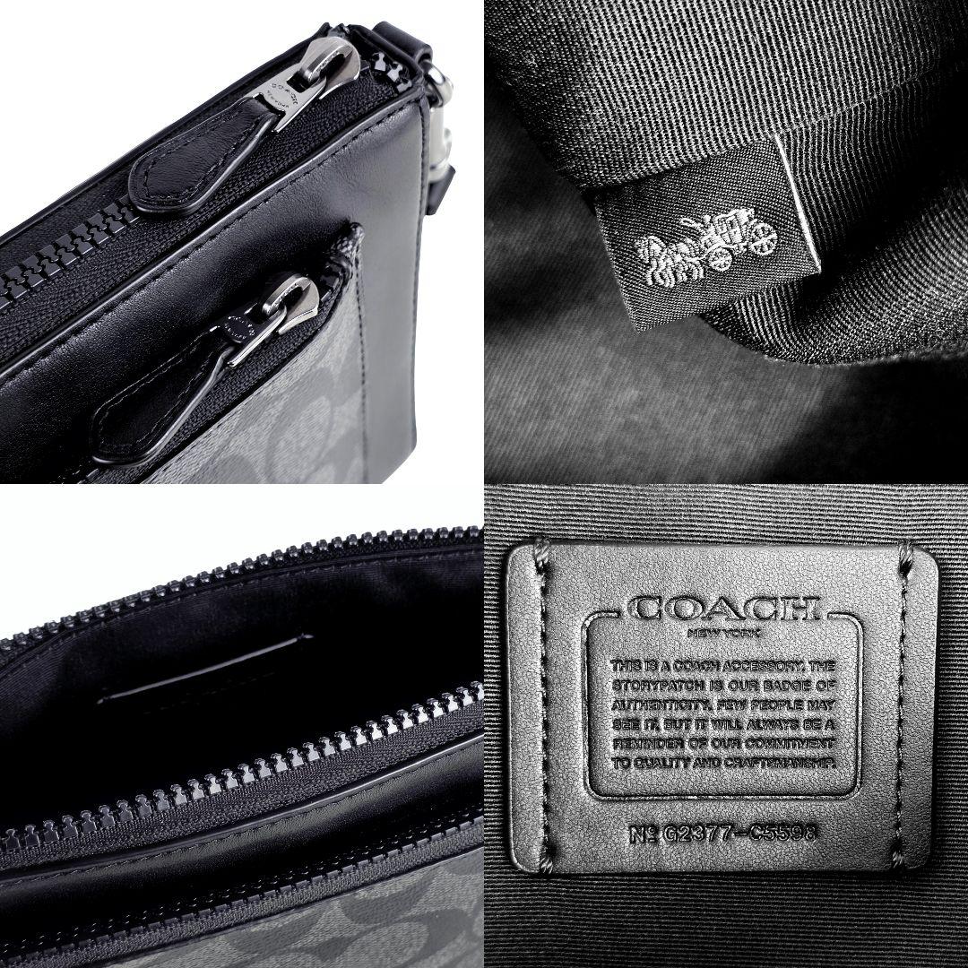 極美品 コーチ COACH シグネチャー ホールデン クロスボディ