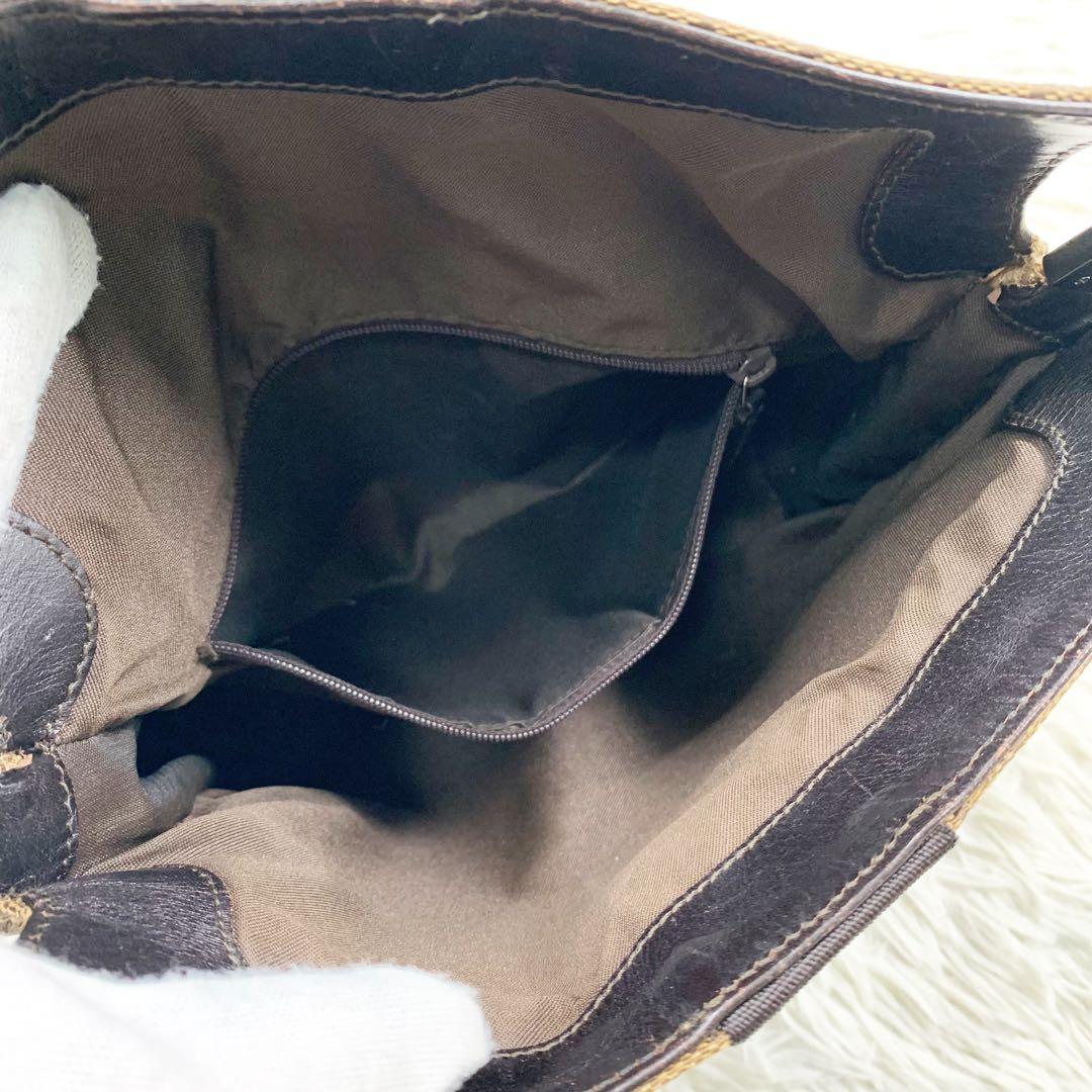 【✨極美品✨】グッチ ワンショルダーバッグ ジャッキー GGキャンバス ベージュ