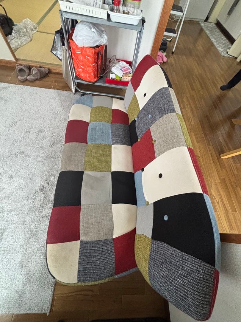 不二貿易 ソファ2p パッチワーク (2人掛け)