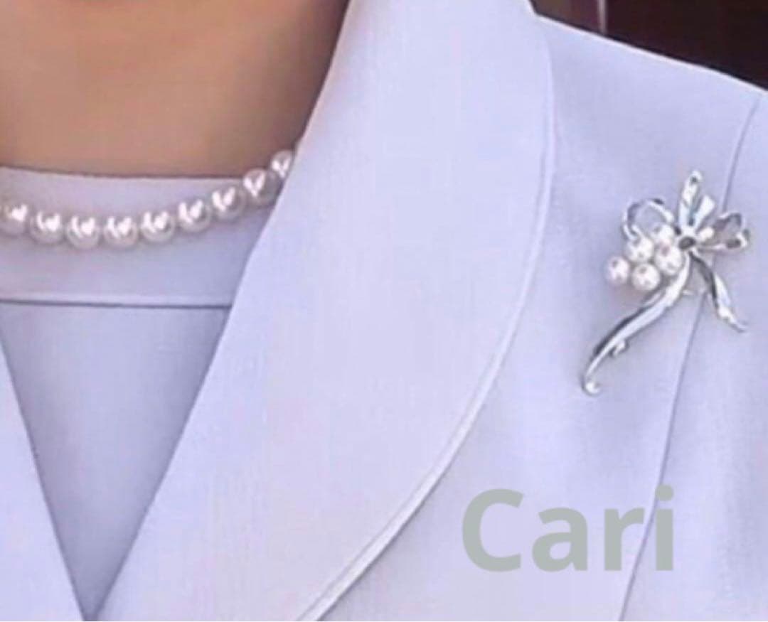 【美品☆】愛子様ご着用♡ ミキモト ロングセラー　パール　SV ブローチ　箱付き