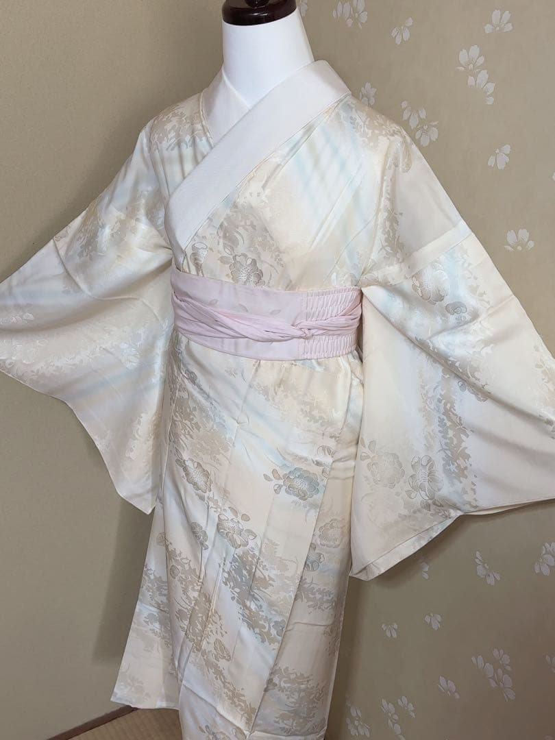 【専用】新品未使用 翠山工房 最高級 訪問着 袋帯 長襦袢 3点セット 辻が花