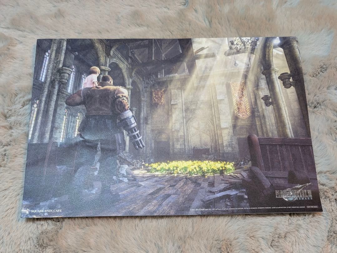 ファイナルファンタジー7 リメイク　スクエニカフェ　アルトニア　ランチョンマット