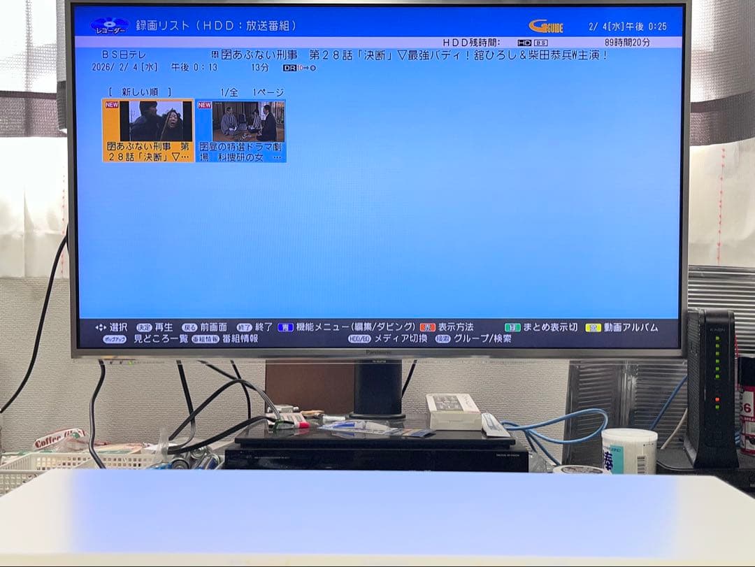 4K 1TB 2番組録画　シャープ　ブルーレイレコーダー　BD-WW1000