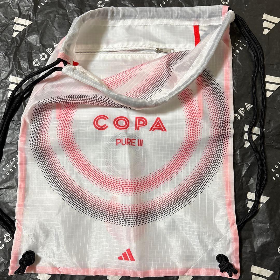 adidas Copa pureⅢ サッカーシューズ ホワイト/レッド