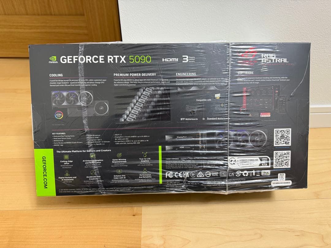 ASUS ASTRAL GEFORCE RTX 5090 BTF 新品未開封
