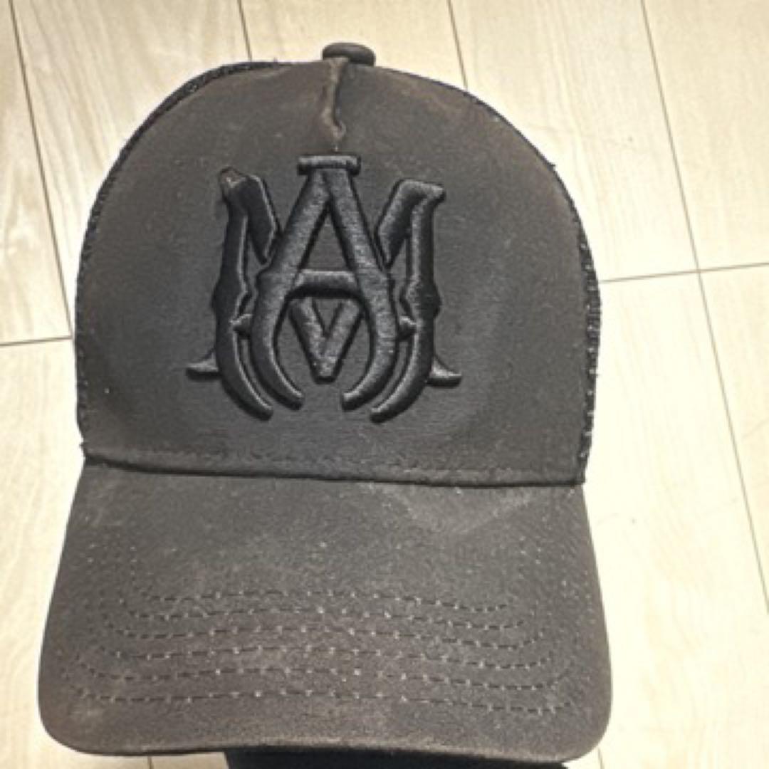 AMIRI ブラックメッシュキャップ