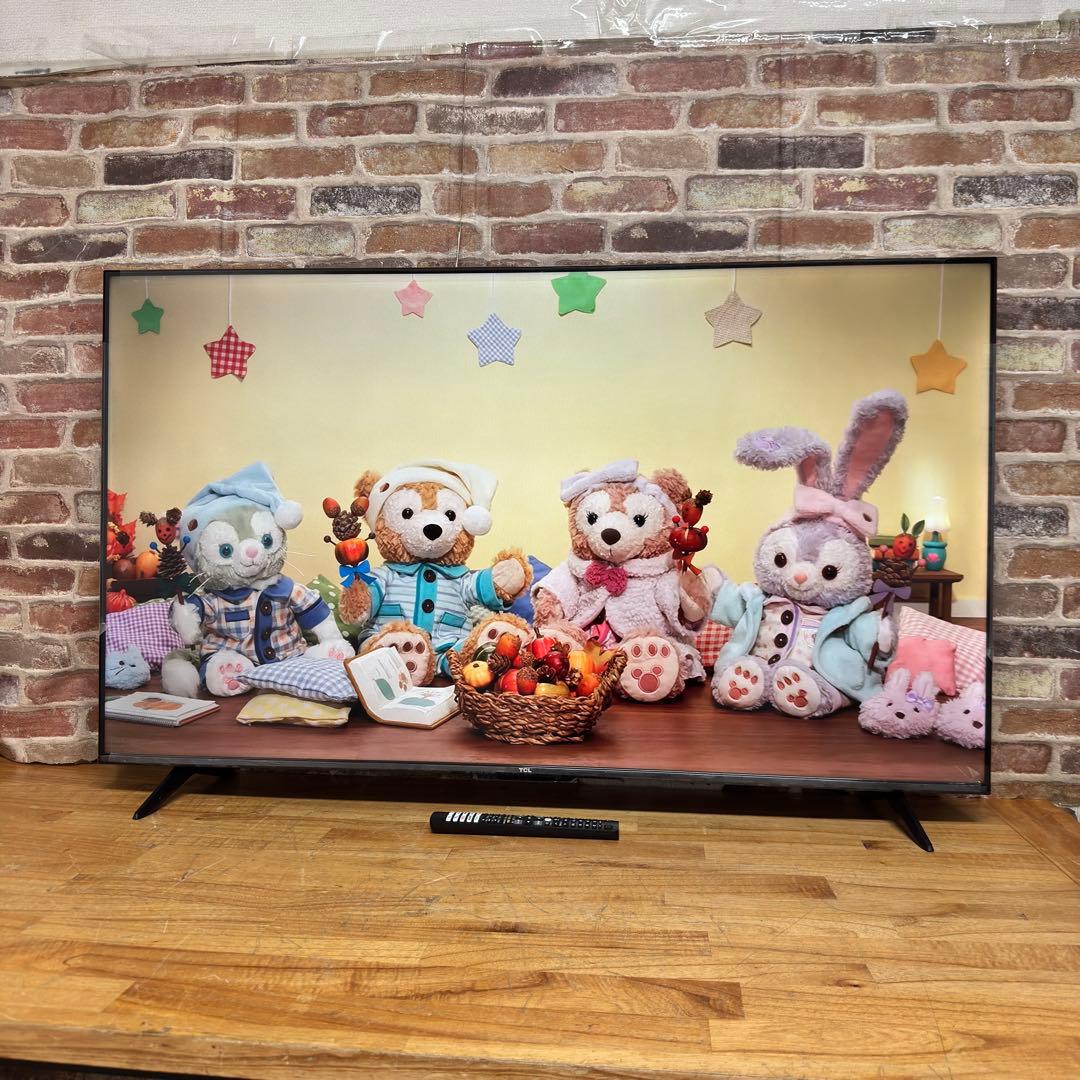 TCL 50V型4K 液晶テレビ スマートテレビ 50P615 動画配信アプリ○