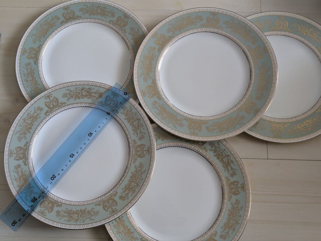 5枚セットウェッジウッド コロンビア セージグリーン