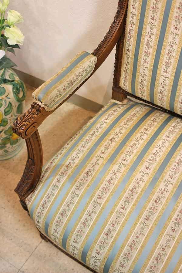 ソファ フランス アンティーク ラブソファ 彫刻 クラシック ビンテージ 506