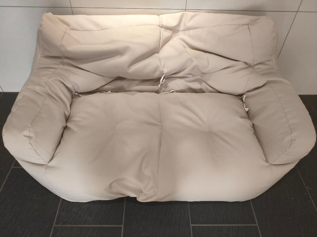 LOOSY 2人掛けビーズソファ　ブラウン