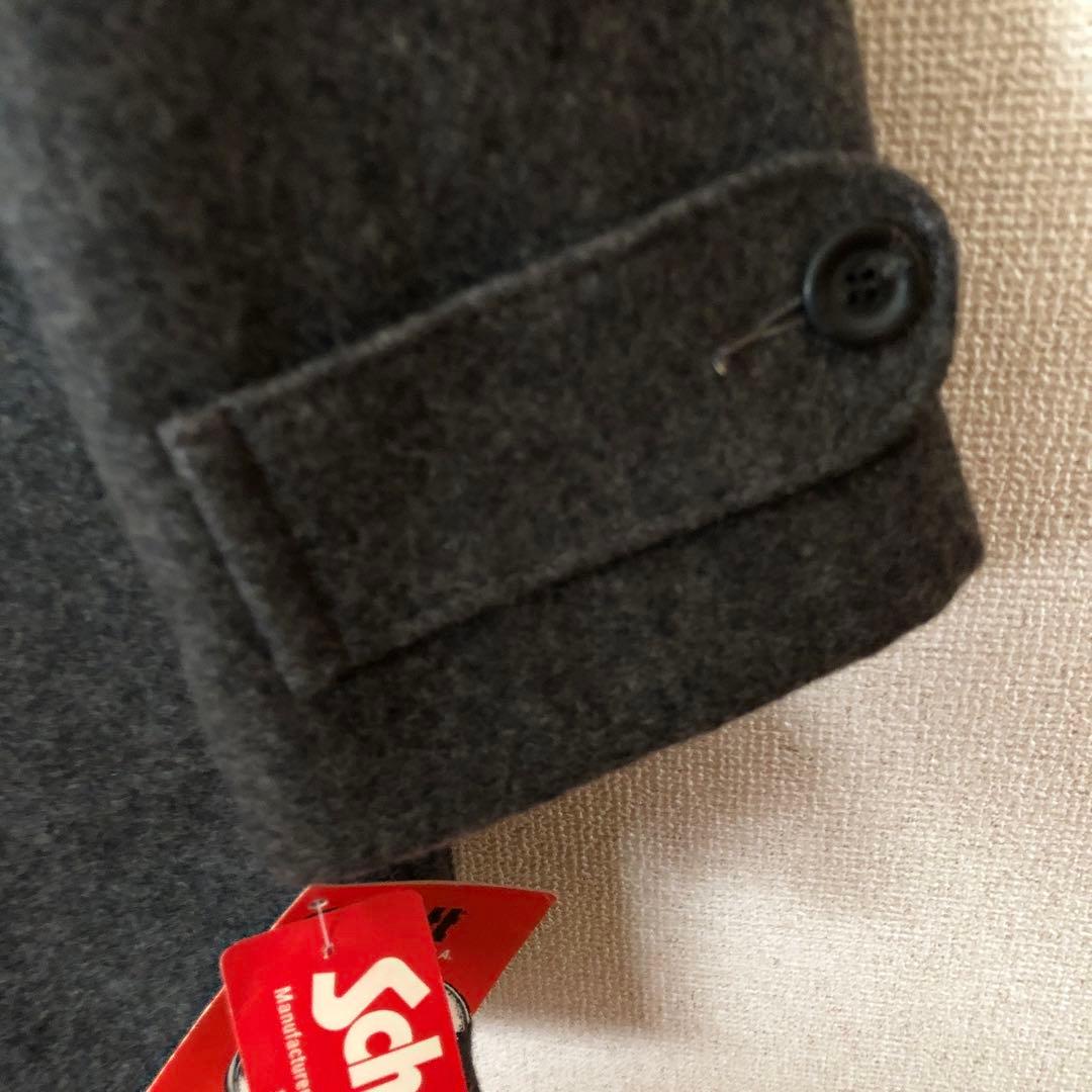 新品 SCHOTT USA製 ダッフルコート グレー 40 希少