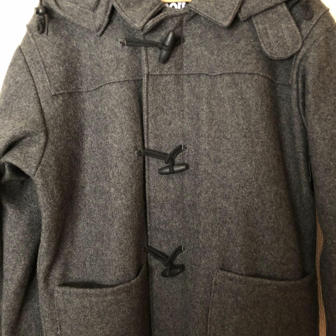 新品 SCHOTT USA製 ダッフルコート グレー 40 希少