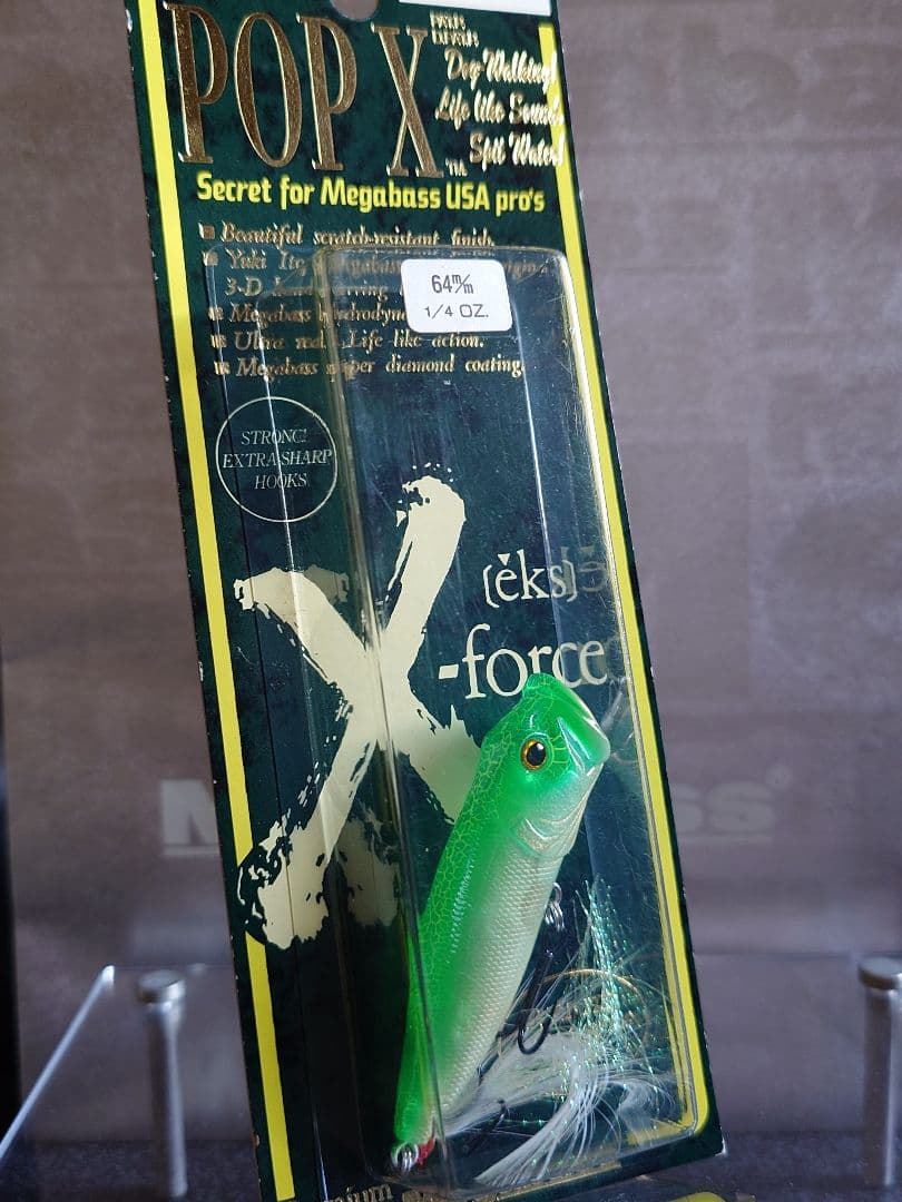 メガバス ポップX オールド'99 SGクラックライムチャート 新品未開封