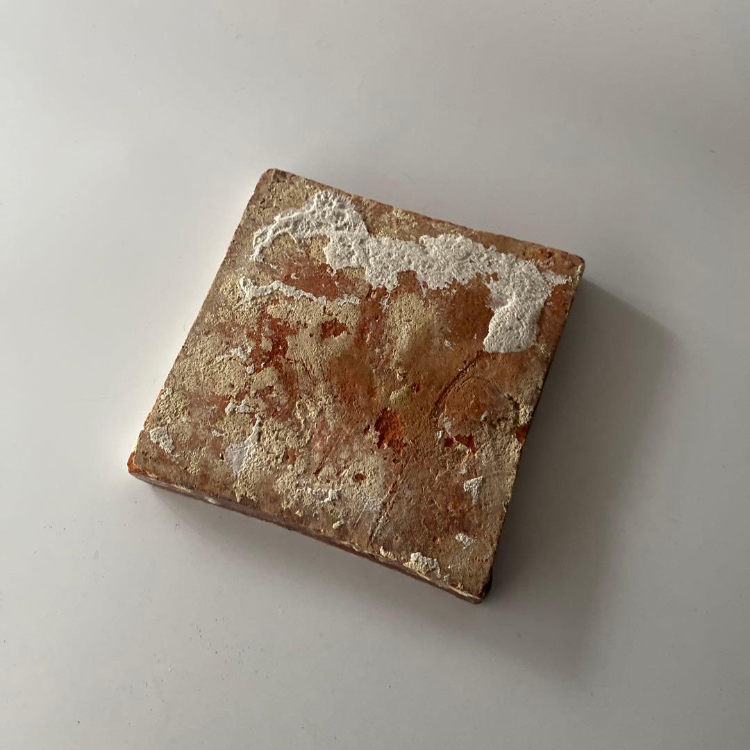 獅子図 タイル オランダ 古道具坂田 民藝 民芸 骨董 アンティーク デルフト