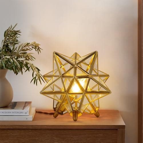 Cerdeco 幻想的に広がる星のシルエット テーブルライト スタンド照明 デp