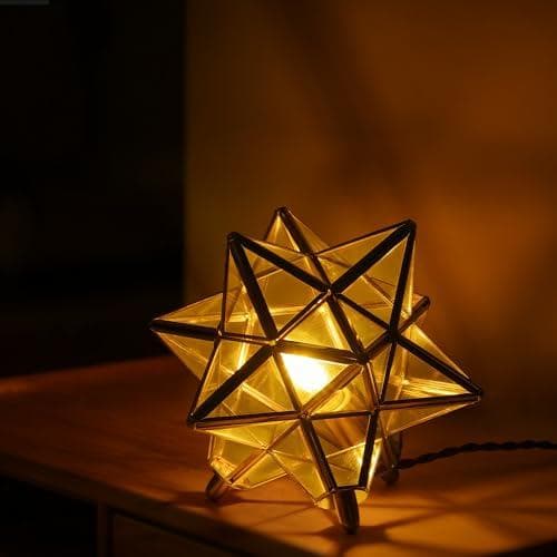 Cerdeco 幻想的に広がる星のシルエット テーブルライト スタンド照明 デp