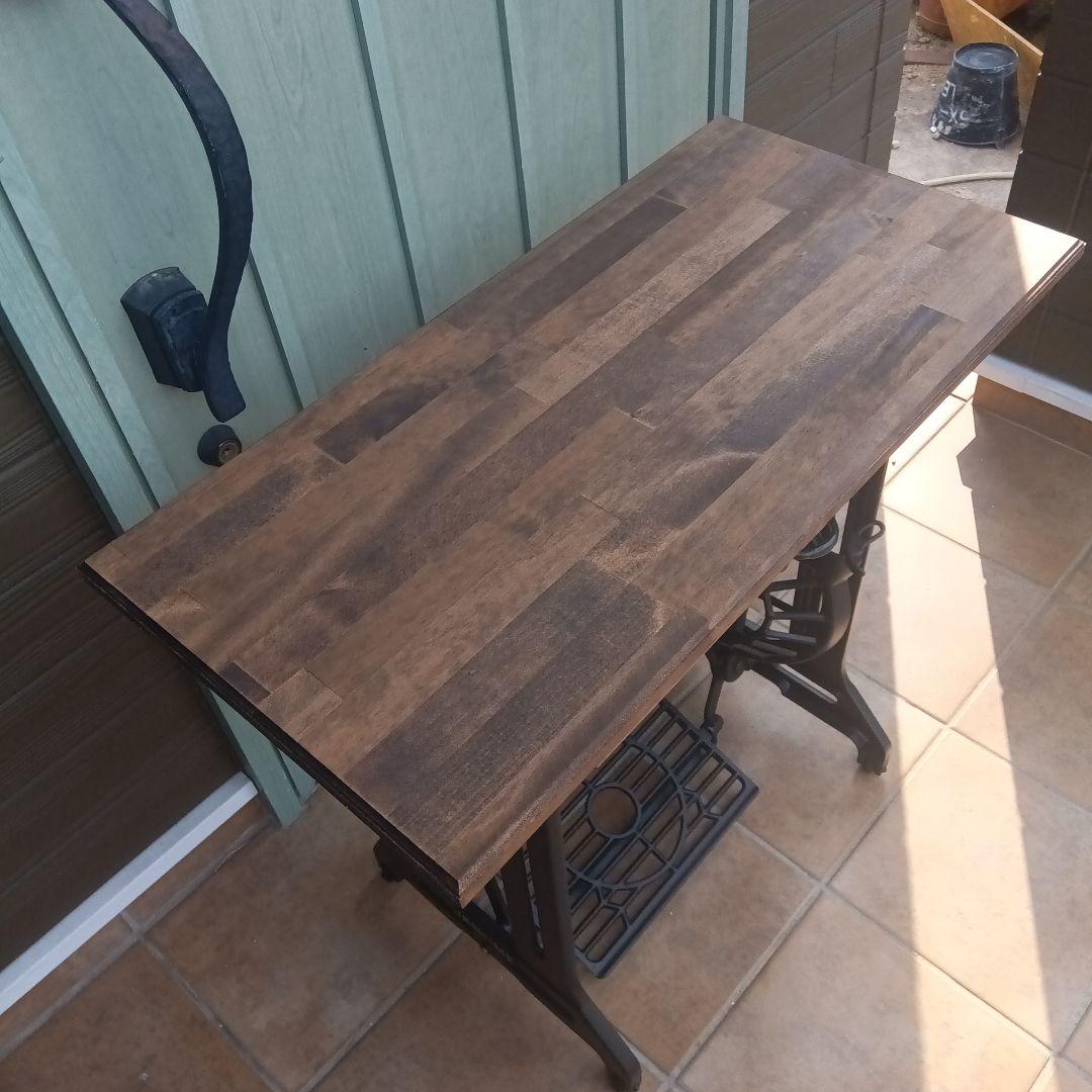 足踏みミシン用天板　足踏みミシンテーブル