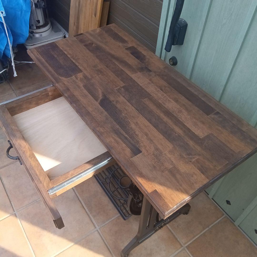 足踏みミシン用天板　足踏みミシンテーブル