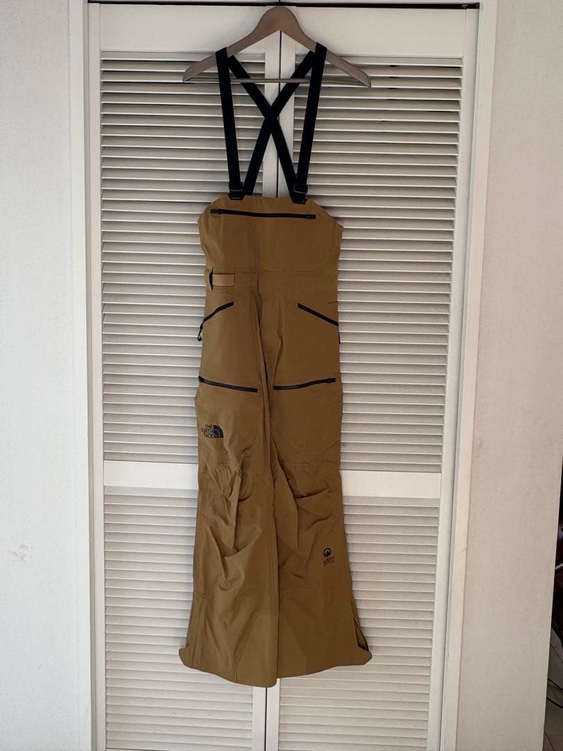 【美品】THE NORTH FACE ベージュ スノーボードウェア レディース