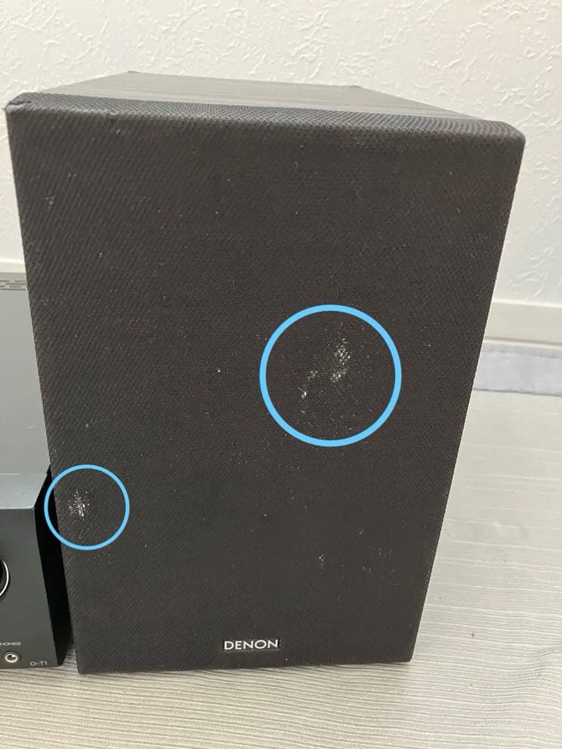 DENON D-T1 ブラック スピーカー2台付き