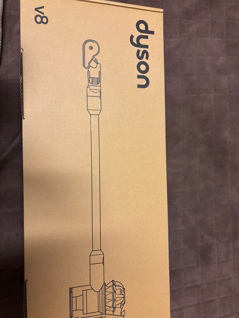 新品未使用 V8 スティッククリーナー レッド/シルバー