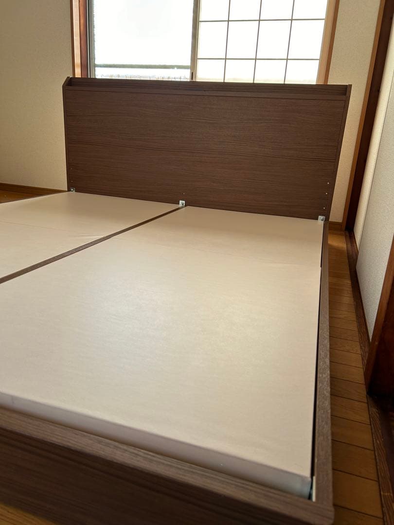 【ニトリ】クイーンベッドフレーム・マットレス 2枚セット