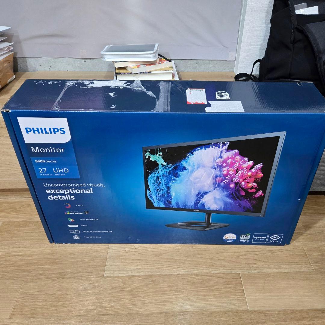 PHILIPS 27E1N8900 4K 27インチ OLED 有機ELモニター