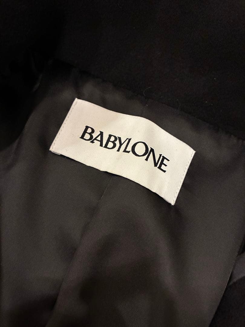 【BABYLONE】バビロン⭐︎未使用　ウールドルマンコート黒