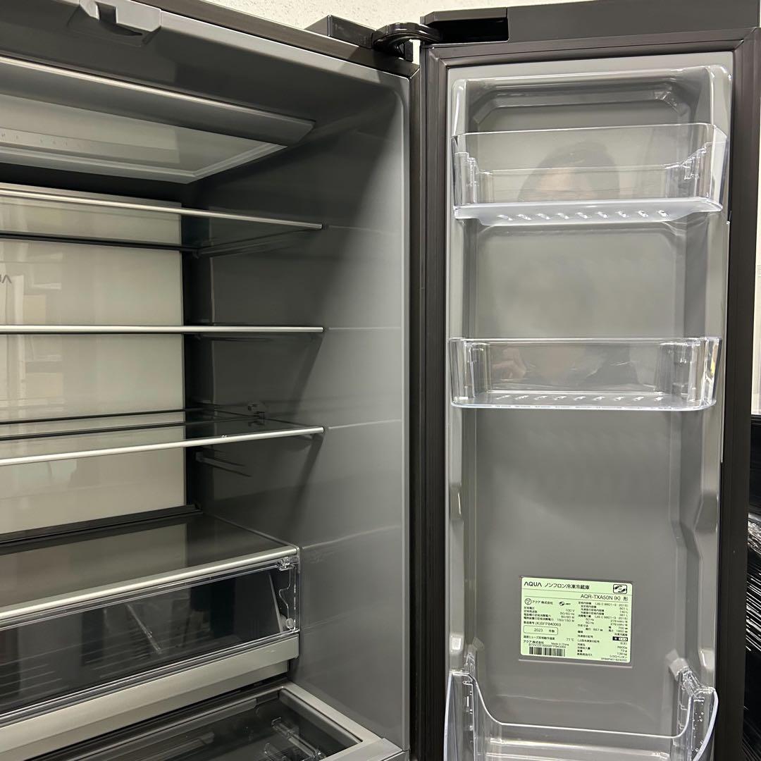全国送料無料！AQUA AQR-TXA50 23年製 501L 6ドア冷蔵庫