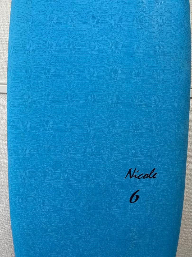 ソフトボード　TAILOR Nicole 6フィート　美品　フィン、リーシュ付