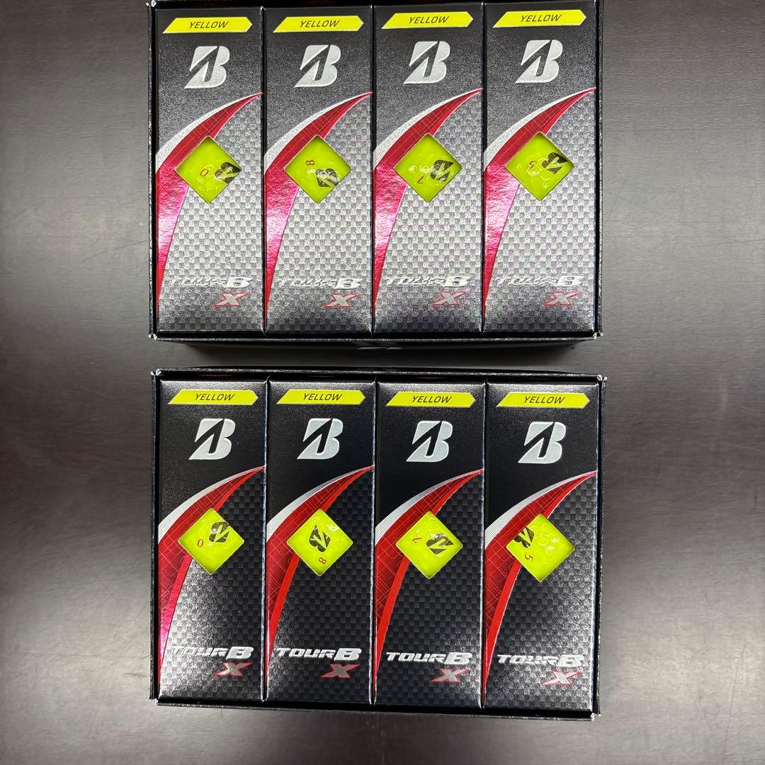 ブリヂストンTOUR B Xゴルフボール 2箱イエロー