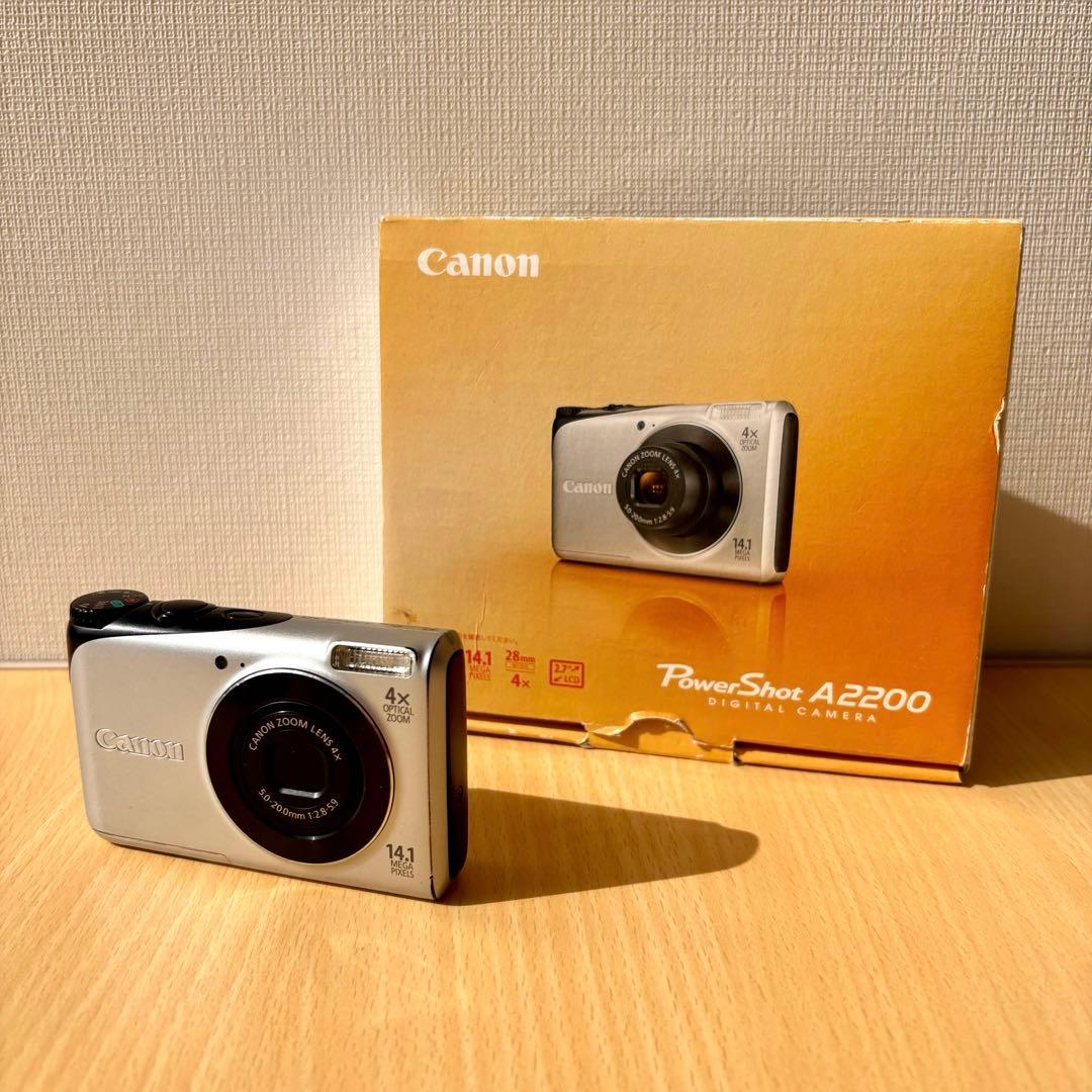 【ジャンク品】Canon PowerShot A2200 シルバー