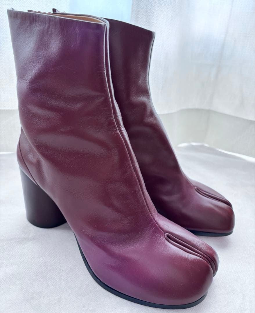 Maison Margiela Tabi size:39 バーガンディ