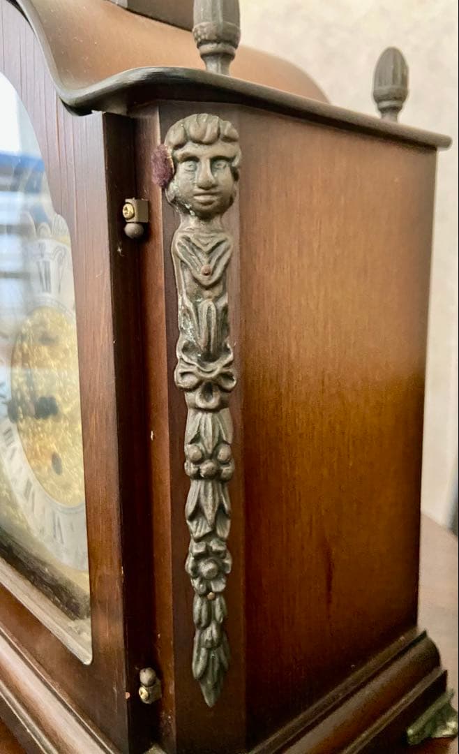 Franz Hermle ゼンマイ式置き時計 ムーンフェイズ