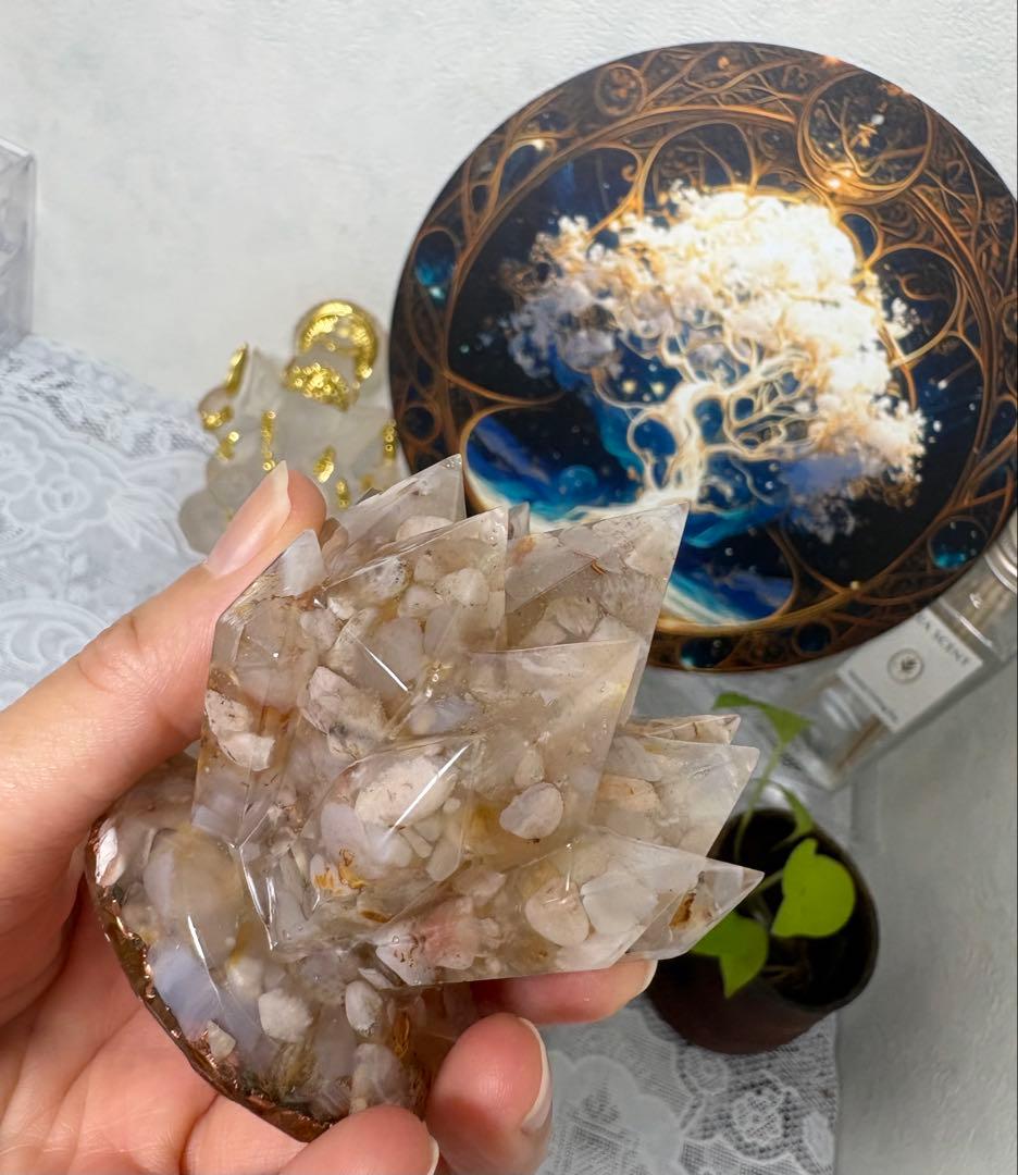 オルゴナイト クラスター 桜瑪瑙