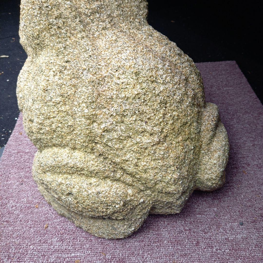 石のカエルの置物　重さ36㎏　アンティーク