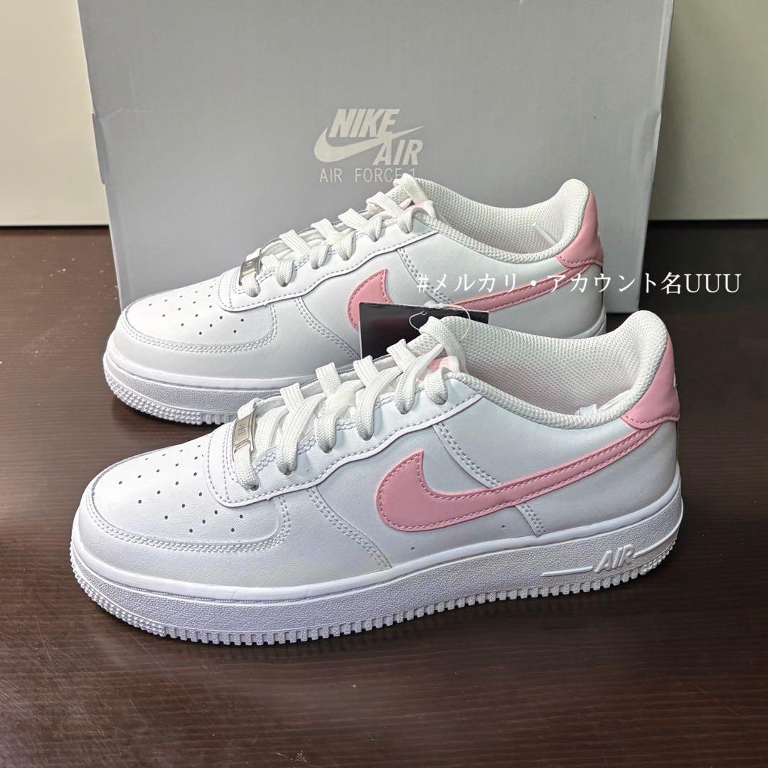 【新品24.5cm】NIKE｜エアフォース１GS｜ホワイト/ソフトピンク