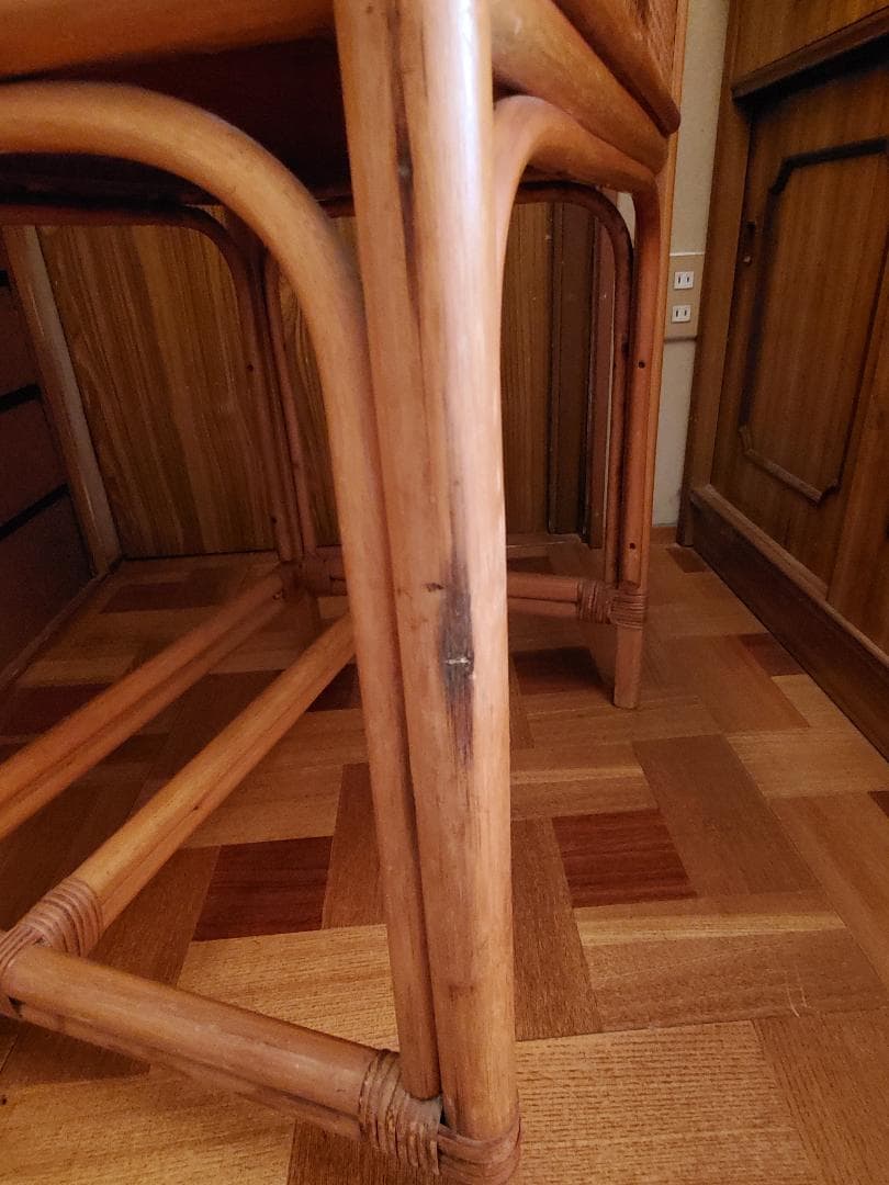 【送料無料】ラタン　ドレッサー