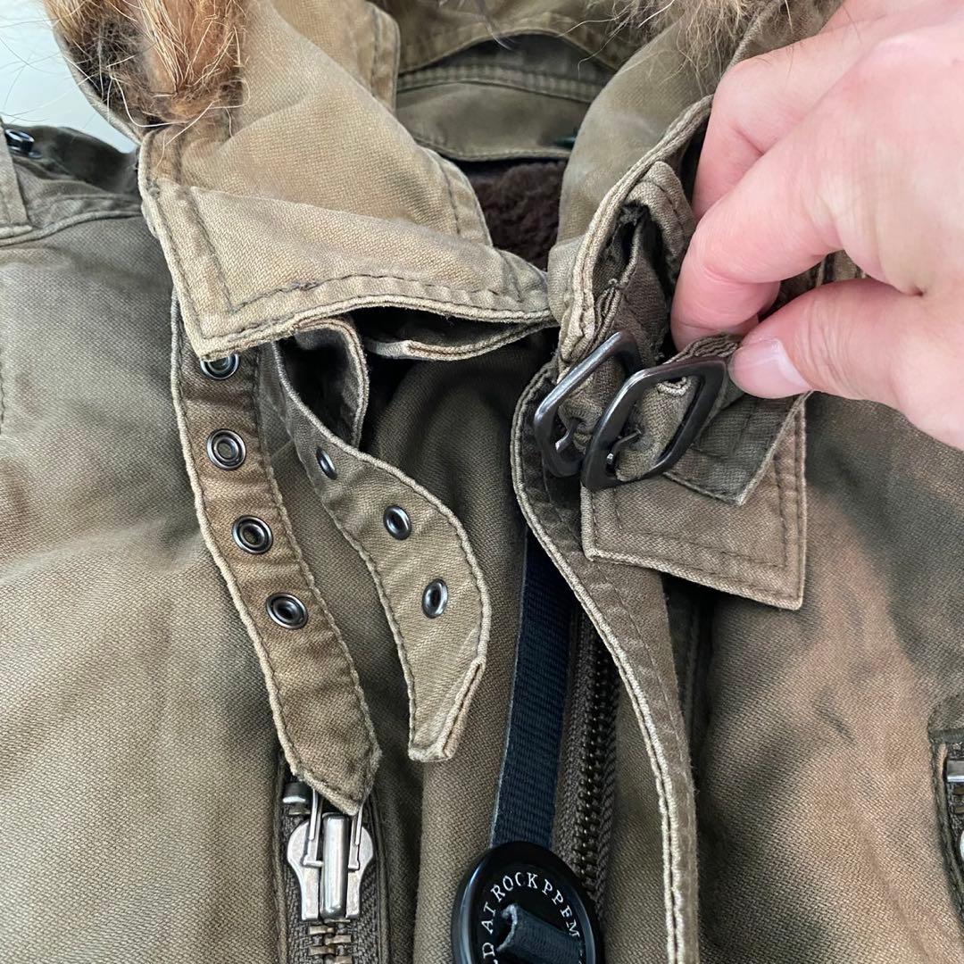 y2k 平成 00s モッズコート ファーフード　PPFM