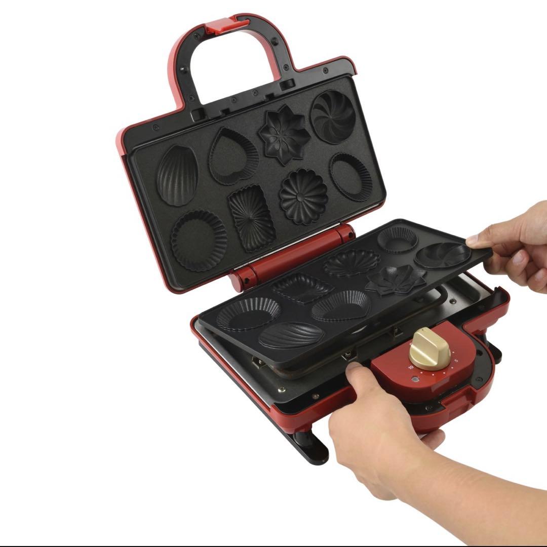 【新品・未使用】BRUNO ダブル ホットサンドメーカー 、プチガトープレート