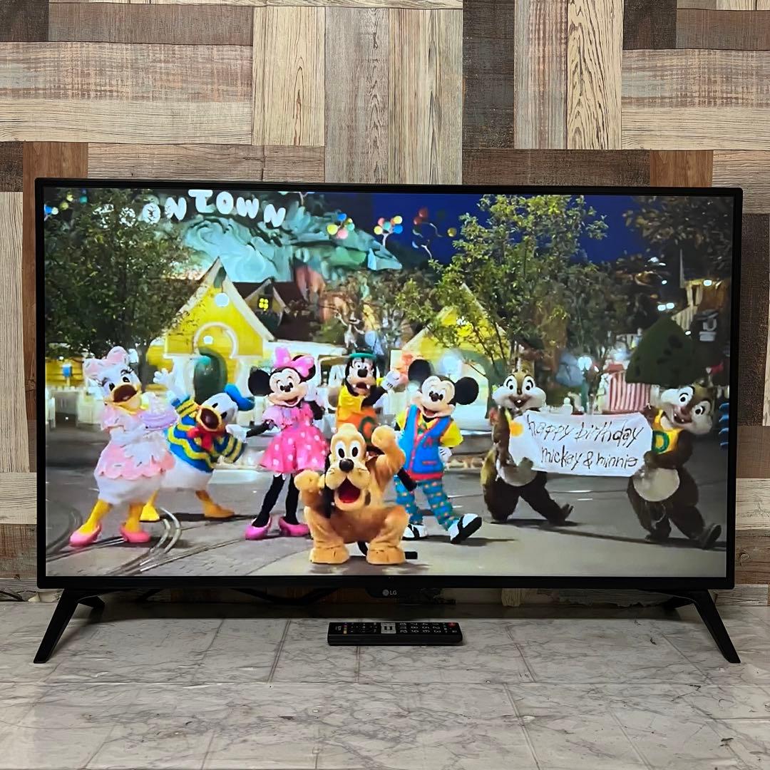 即日受渡❣️全国送料込3年前購入LG 43型4画面表示4K液晶モニターゲームモード