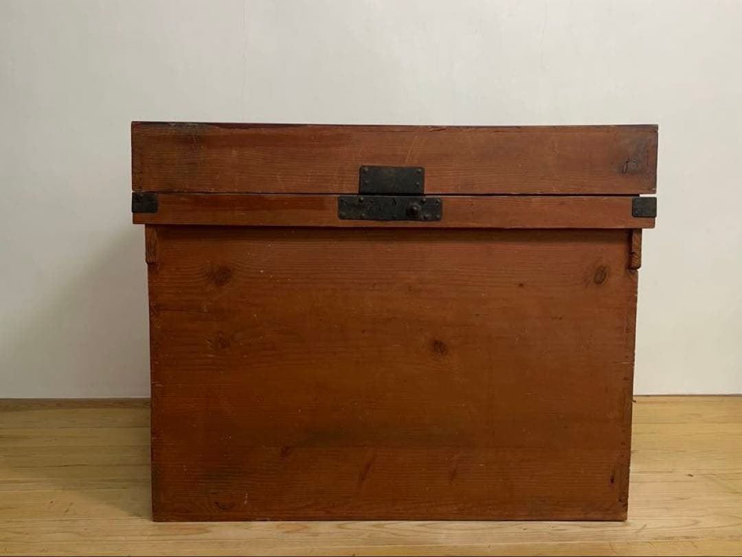 大型　木箱　飾り台　M083　古道具　古家具　和家具　ビンテージ　アンティーク