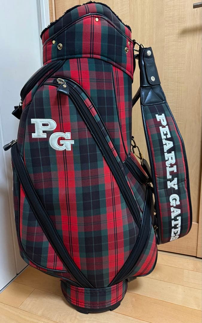 完売★パーリーゲイツ★キャディバッグ★ゴルフ★ゴルフバッグ★レア★チェック柄