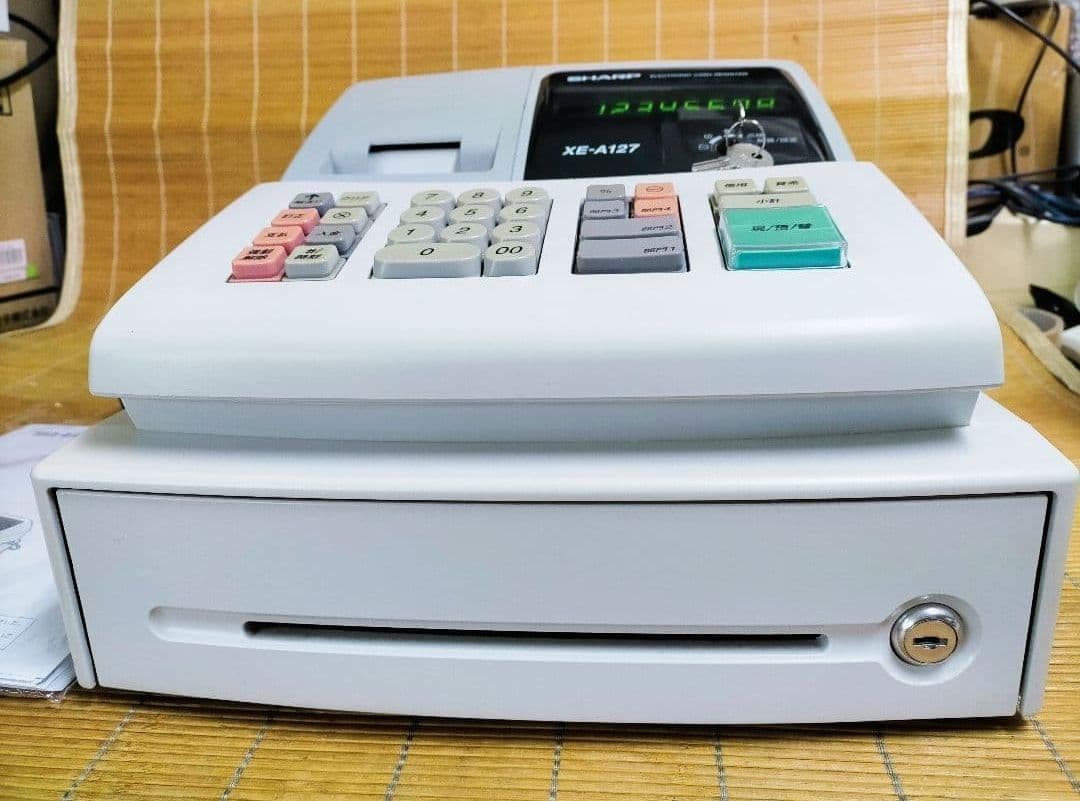 シャープレジスター　XE-A127　簡単便利特殊　送料込　333533
