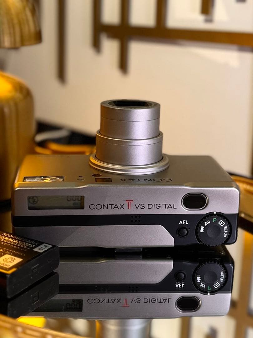 CONTAX TVS Digital チタン Zeiss T＊ 美品