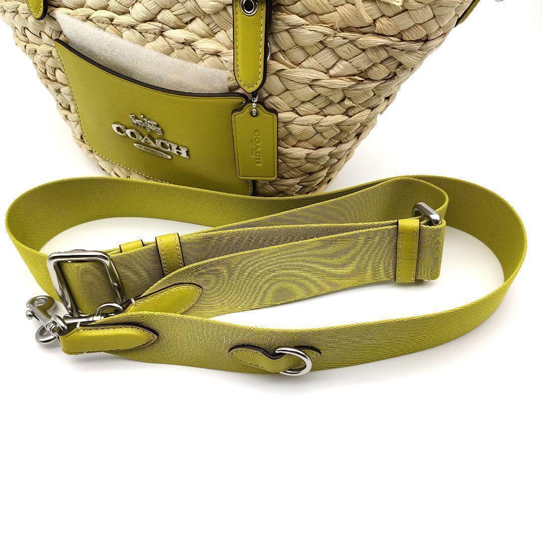 COACH コーチ トートバッグ スモール ストロー 2WAYトート CJ519