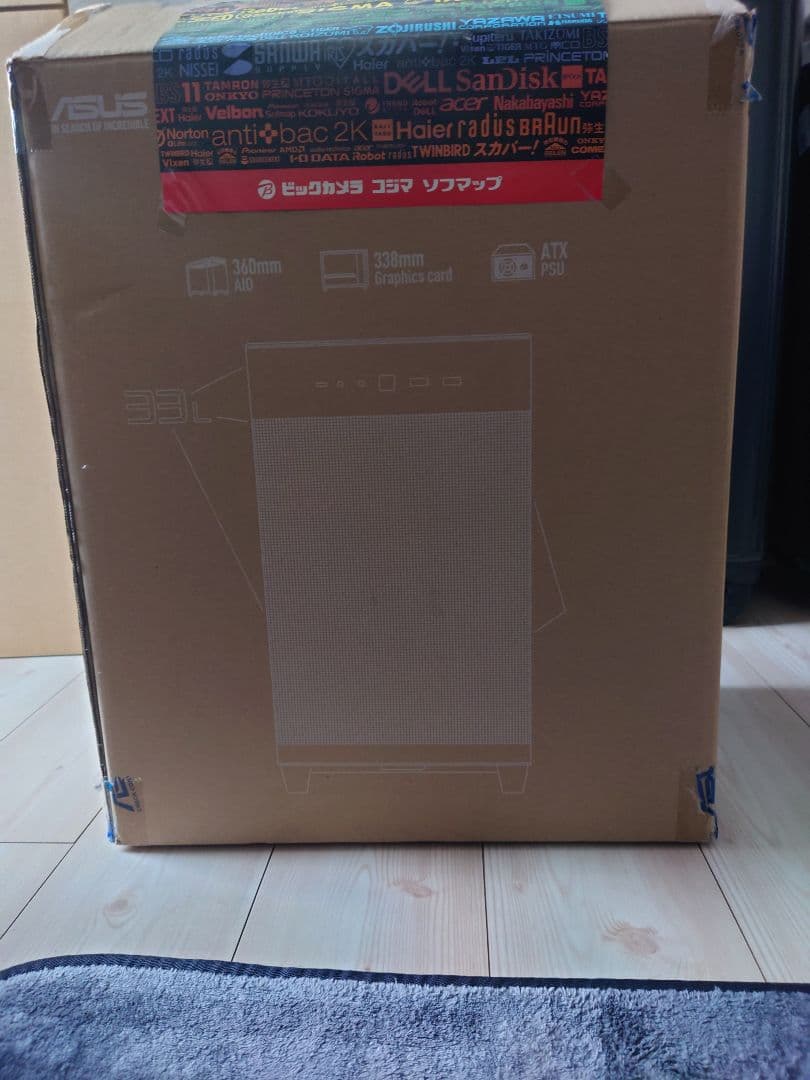 ASUS PRIME CASE AP201 ブラック付属品・箱あり